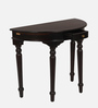 Abney Sheesham Wood Console Table In Warm Chestnut Finish