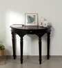 Abney Sheesham Wood Console Table In Warm Chestnut Finish