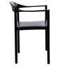 Metal Chair (Set Of 2) in Black Colour