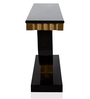 Ace Console Table In Black & Gold Colour