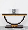 Ace Console Table In Black & Gold Colour