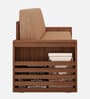 Ace Double Sized Pull-Out Sofa Cum Bed With Box Storage In Teak Finish