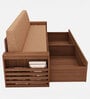 Ace Double Sized Pull-Out Sofa Cum Bed With Box Storage In Teak Finish