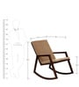 Ace Rocking Chair in Brown Colour