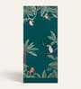 Aceline Printed Steel 2 Door Wardrobe In Textured Foliage Green Colour With Locker