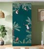 Aceline Printed Steel 2 Door Wardrobe In Textured Foliage Green Colour With Locker