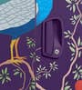 Aceline Printed Steel 2 Door Wardrobe In Textured Purple Magic Colour With Locker