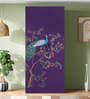 Aceline Printed Steel 2 Door Wardrobe In Textured Purple Magic Colour With Locker