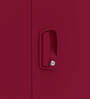 Aceline Steel 2 Door Almirah in Berry Red Colour