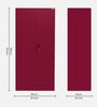 Aceline Steel 2 Door Almirah in Berry Red Colour