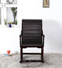 Acklom Solid Wood Rocking Chair in Passion Mahogany Finish