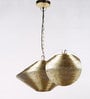 Kyala Acorn Antique Brass Metal Hanging Light