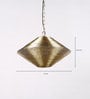 Kyala Acorn Antique Brass Metal Hanging Light