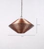 Naomi Acorn Copper Metal Hanging Light