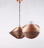 Naomi Acorn Copper Metal Hanging Light