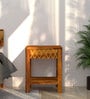 Acota Sheesham Wood Bedside Table In Light Honey Finish