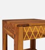 Acota Sheesham Wood Bedside Table In Light Honey Finish