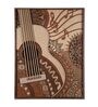 Acoustic Guitar Birch Plywood Wall Mural In Brown