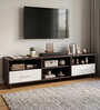 Acro TV Unit In Wenge and White Finish Acro TV Unit In Wenge and White Finish