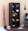 Acropolis Sheesham Wood Tall Book Shelf In Warm Chestnut Finish