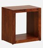 Acropolis Sheesham Wood End Table In Honey Oak