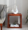 Acropolis Sheesham Wood End Table In Honey Oak