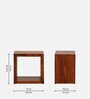 Acropolis Sheesham Wood End Table In Honey Oak