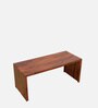 Acropolis Sheesham Wood Nesting Coffee Table Set in Honey Oak Finish With Stools