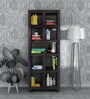 Acropolis Sheesham Wood Tall Book Shelf In Warm Chestnut Finish