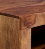 Acropolis Sheesham Wood Coffee Table In Rustic Teak Finish