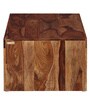 Acropolis Sheesham Wood Coffee Table In Rustic Teak Finish