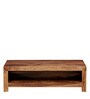 Acropolis Sheesham Wood Coffee Table In Rustic Teak Finish