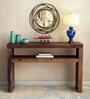 Acropolis Sheesham Wood Console Table In Provincial Teak Finish