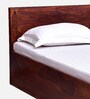 Acropolis Sheesham Wood King Size Bed With Box Storage In Honey Oak Finish