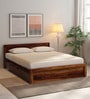 Acropolis Sheesham Wood King Size Bed With Drawer Storage In Provincial Teak Finish