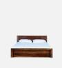 Acropolis Sheesham Wood King Size Bed With Drawer Storage In Provincial Teak Finish