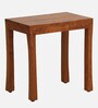 Acropolis Sheesham Wood Nest Of Tables In Honey Oak