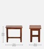 Acropolis Sheesham Wood Nest Of Tables In Honey Oak Finish