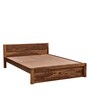 Acropolis Sheesham Wood Queen Size Bed In Rustic Teak Finish