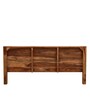 Acropolis Sheesham Wood Queen Size Bed In Rustic Teak Finish