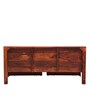 Acropolis Sheesham Wood Queen Size Bed In Honey Oak Finish With Drawer Storage
