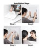 Acrylic  Wall Mount Unframed Non Glass Not Real Mirror With Adhesive Tape