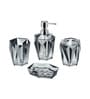 Grey Acrylic 4Pcs Bathroom Set