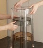 Acrylic Finish Crystal End Table (Set of 3)