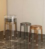 Acrylic Finish Crystal End Table (Set of 6)