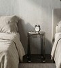 Acrylic Finish Grey Colour End Table (Set of 3)