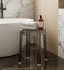Acrylic Finish Grey Colour End Table (Set of 3)