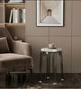 Acrylic Finish Grey Colour End Table (Set of 3)