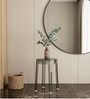Acrylic Finish Grey Colour End Table (Set of 3)