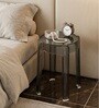 Acrylic Finish Grey Colour End Table
